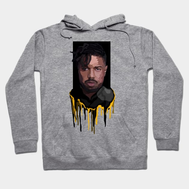 Killmonger - Dripping Gold Hoodie by lsjordan